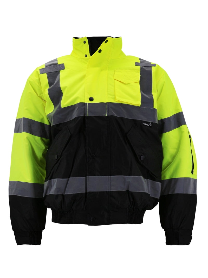 Men's Class 3 Safety High Visibility Water Resistant Reflective