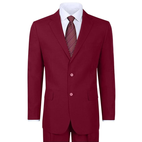 Men's Classic 2 Button Suit - Regular Fit
