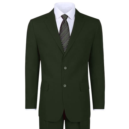 Men's Classic 2 Button Suit - Regular Fit