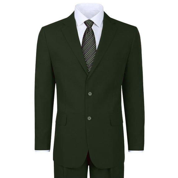 Men's Classic 2 Button Suit - Regular Fit