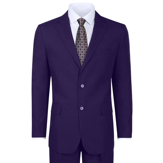 Men's Classic 2 Button Suit - Regular Fit