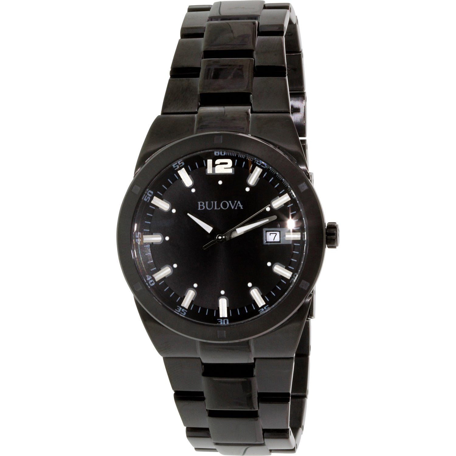 Men's Classic 98B234 Black Stainless-Steel Quartz Fashion Watch