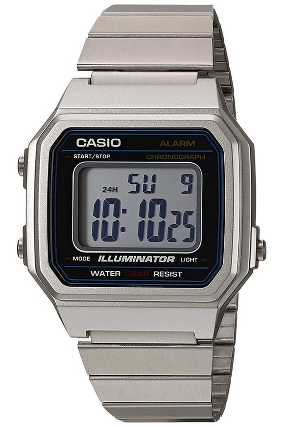 Men's Classic B650WD-1A Silver Stainless-Steel Quartz Fashion Watch