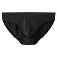 thumbnail image 1 of Men's Classic Briefs - Black, Size L - Nylon Spandex Blend, Stretchy, Soft & Comfortable, Durable Everyday Underwear for Men, 1 of 3