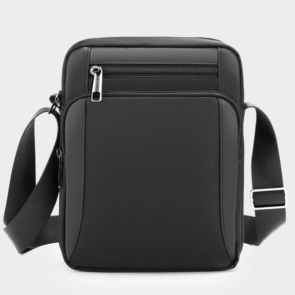 Men's Classic Business Shoulder Briefcase,Black
