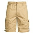 thumbnail image 1 of Men's Classic Camo Cargo Shorts Casual Summer Loose Fit Shorts Elastic waist Lightweight Outdoor Hiking Cotton Short Multi-Pocket, 1 of 5