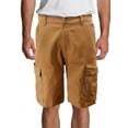 thumbnail image 1 of Men's Classic Casual Lightweight Utility Multi Pocket Cargo Shorts (Khaki, 38), 1 of 3