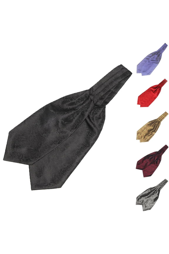 Men's Classic Colorful Silky Satin Neck Tie Wedding Banquet Cravat Style
