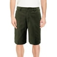 thumbnail image 1 of Men's Classic Cotton Regular Fit Embroidered Casual Fashion Chino Shorts (Dark Olive, 30), 1 of 3
