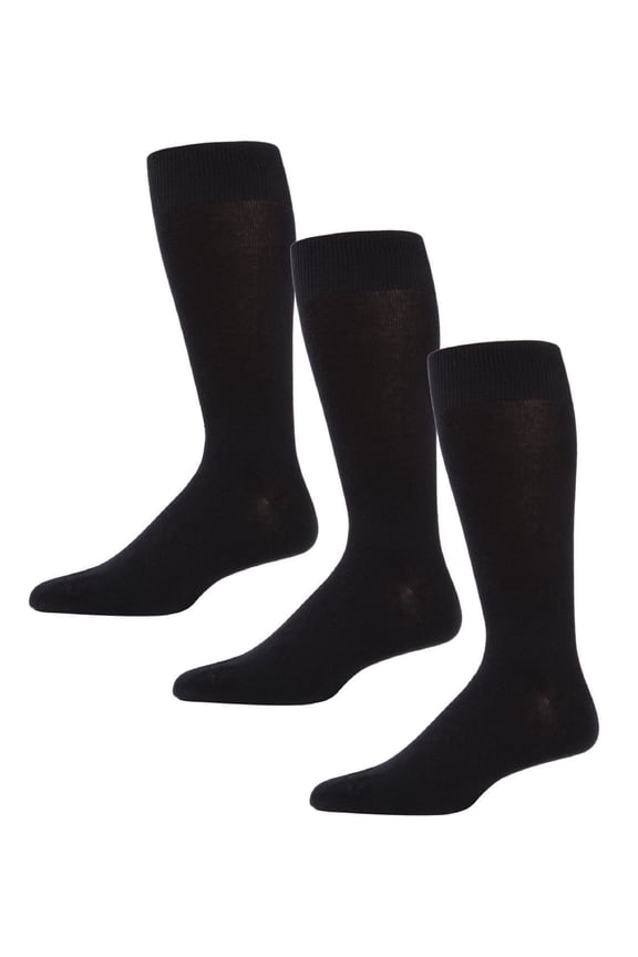 Men's Classic Crew Socks 3-Pack - Mens - Male, 13-15, Black
