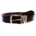 thumbnail image 1 of Men's Classic & Fashion Feather Edged Reversible Leather Dress Belt, 1 of 5