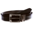 thumbnail image 1 of Men's Classic & Fashion Feather Edged Reversible Leather Dress Belt, 1 of 7