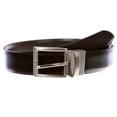 thumbnail image 1 of Men's Classic & Fashion Feather Edged Reversible Leather Dress Belt, 1 of 5