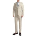 thumbnail image 1 of Men's Classic Fit 2 Piece Suit Two Button Single Breasted Dress Suit Business Casual Mens Suits, 1 of 8