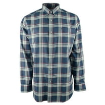 Men's Classic Fit Button Down Plaid Shirt-IB-S