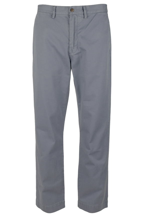 Men's Classic Fit Chino Pants-BLU-35WX30L