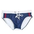 thumbnail image 1 of Men's Classic Fit Color Contrasting Swim Briefs Quick Dry Swimsuit Bathing Suit, 1 of 13