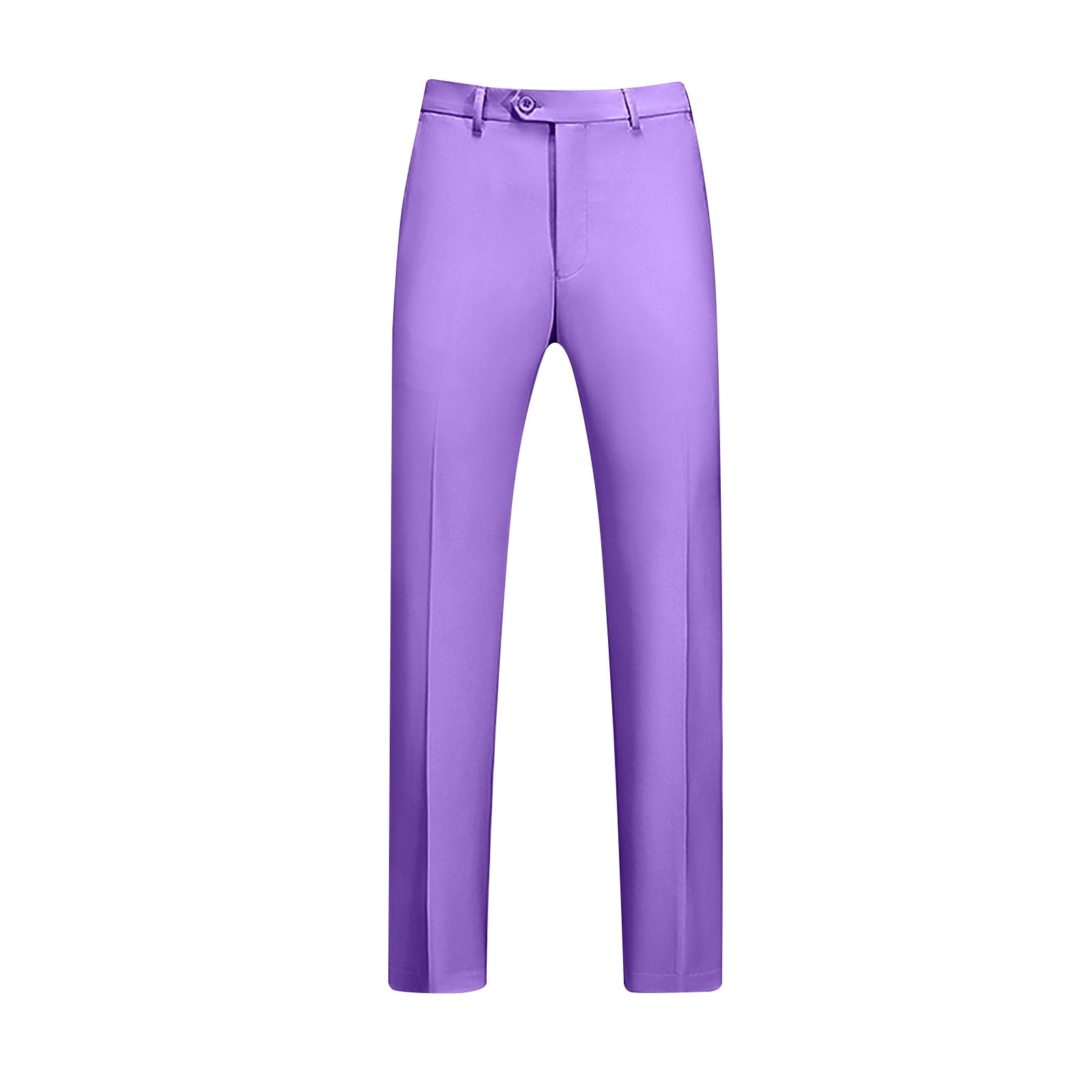 rose gold dress pants mens Men's Classic Fit Flat Front Expandable Waist Suit Button Pants moenster