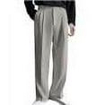 thumbnail image 1 of Men's Classic Fit Flex Waist Flat Front Dress Pants Khaki, 1 of 7