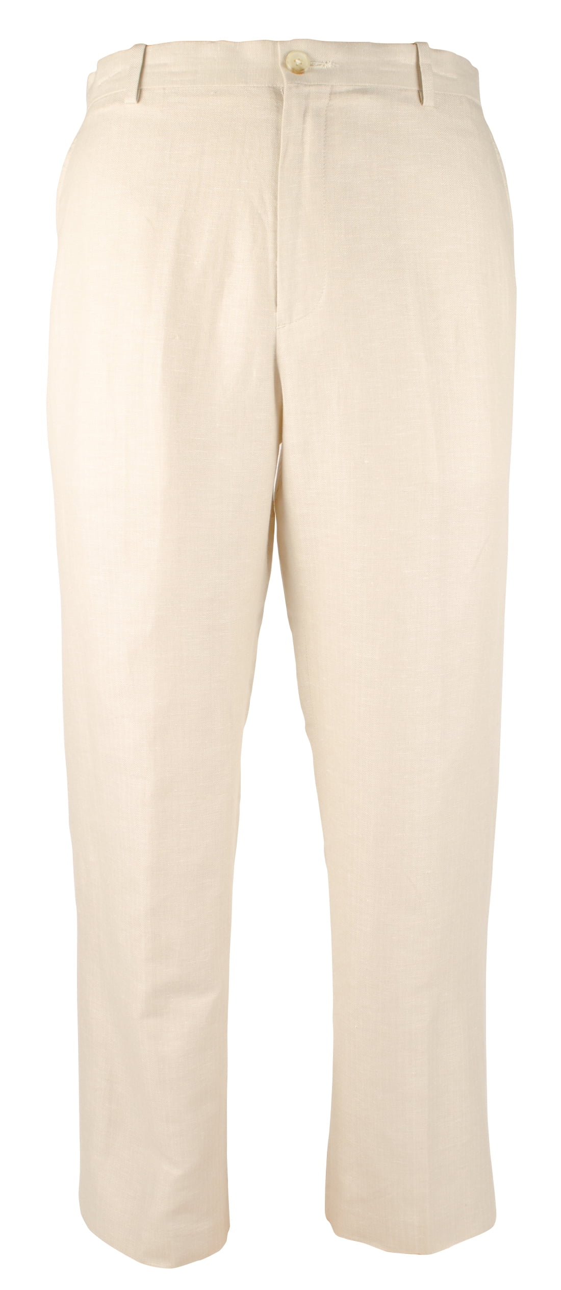 Men's Classic Fit Linen Blend Dress Pant NLnn 34Wx32L - Walmart.com