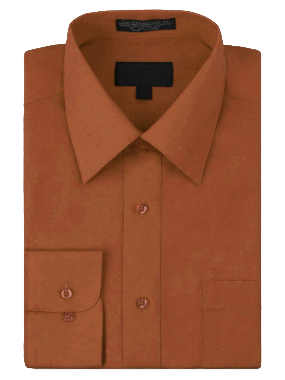 chieko＋cottonsilk dress shirt 38 Men-s-Classic-Fit-Long-Sleeve-