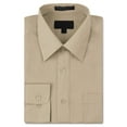 thumbnail image 1 of Men's Classic Fit Long Sleeve Wrinkle Resistant Button Down Premium Dress Shirt (Light Gray,XL), 1 of 4