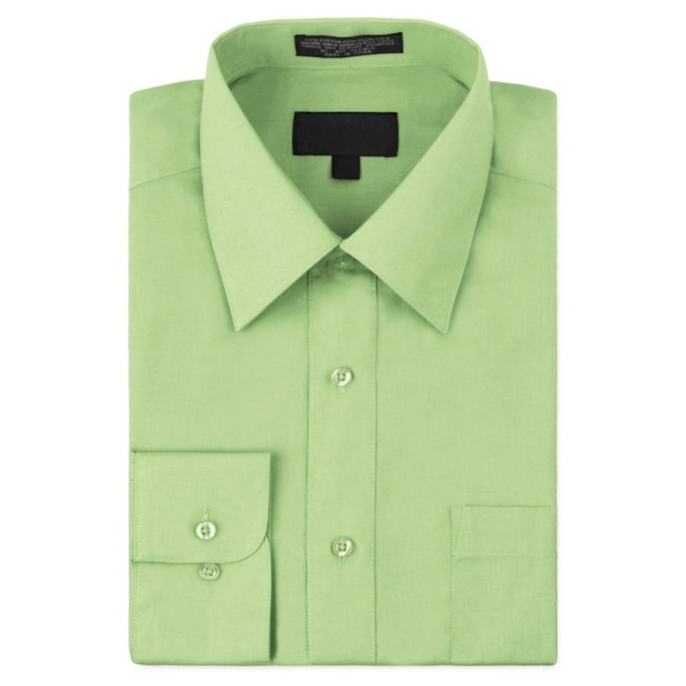 Mens mint top green dress shirt