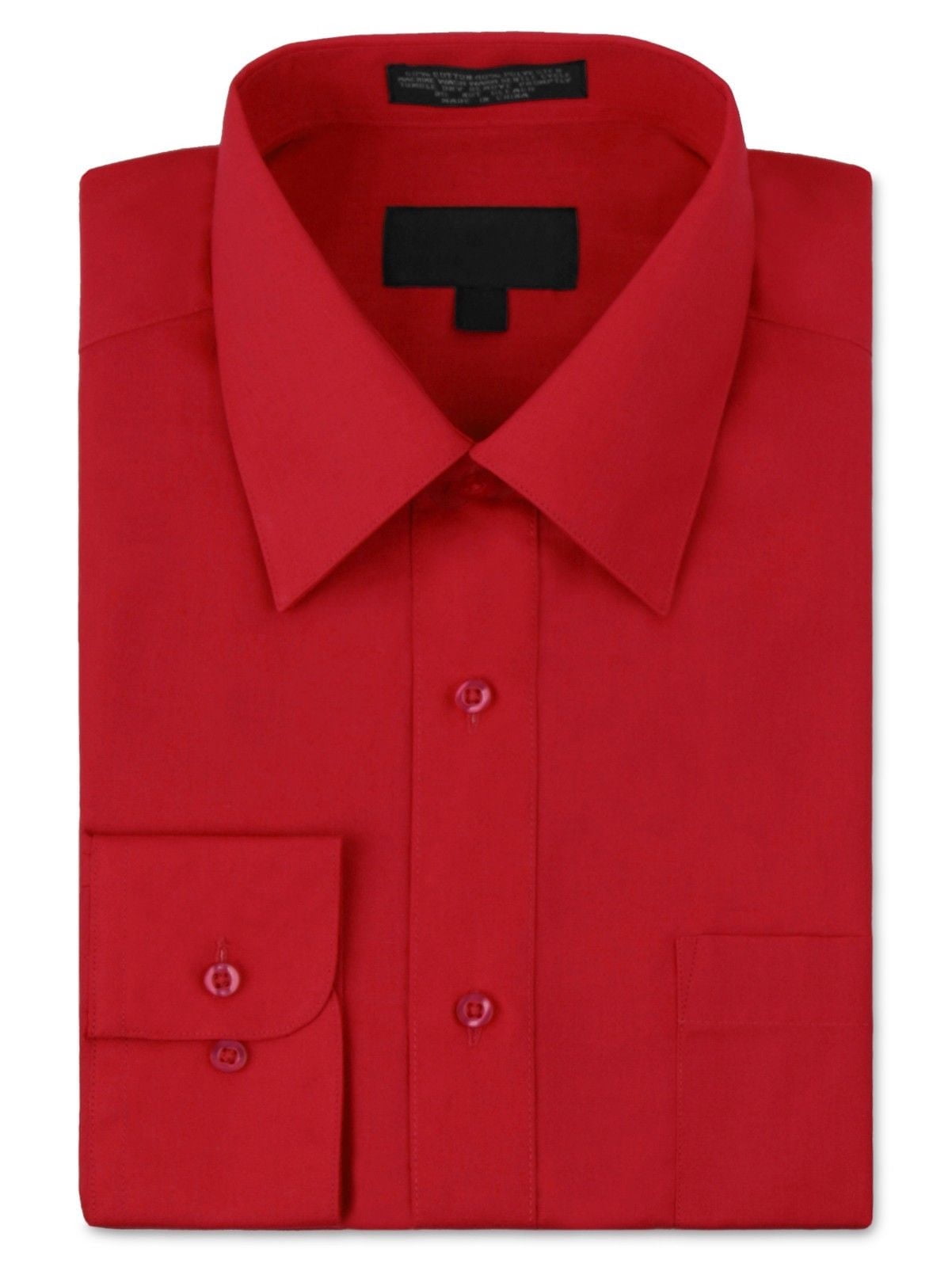 Men's Classic Fit Long Sleeve Wrinkle Resistant Button Down Premium Dress  Shirt (Coral,S) - Walmart.com