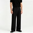 thumbnail image 1 of Men's Classic Fit Plain Weave Wrinkle-Resistant Casual Pants S-XL, 1 of 6