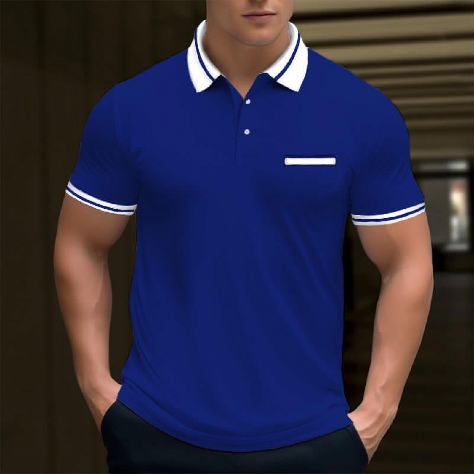 Blue Tommy Polo Slim Shirt, Hilfiger Mouline Pretwist Tipped