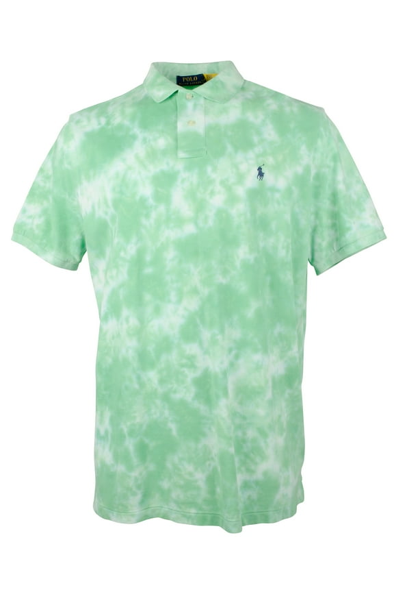 Men's Classic Fit Tie Dye Mesh Polo Shirt XX-Large