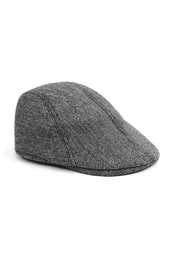 Mens Classic Herringbone Fall/ Winter Ivy Cap