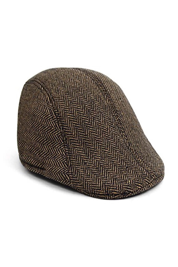 Mens Classic Herringbone Fall/ Winter Ivy Cap