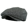 thumbnail image 1 of Men's Classic Herringbone Tweed Newsboy Cap Ivy Hat Wool Blend Vintage Style Driver Hat for Casual Outdoor Fashion, 1 of 5