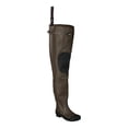 thumbnail image 1 of Frogg Togggs Classic II Hip Boots for Men, Waterproof Cleated Hip Waders for Fishing, Brown, Size 14, 1 of 3