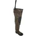 thumbnail image 1 of Frogg Togggs Classic II Hip Boots for Men, Waterproof Felt Hip Waders for Fishing, Brown, Size 7, 1 of 3