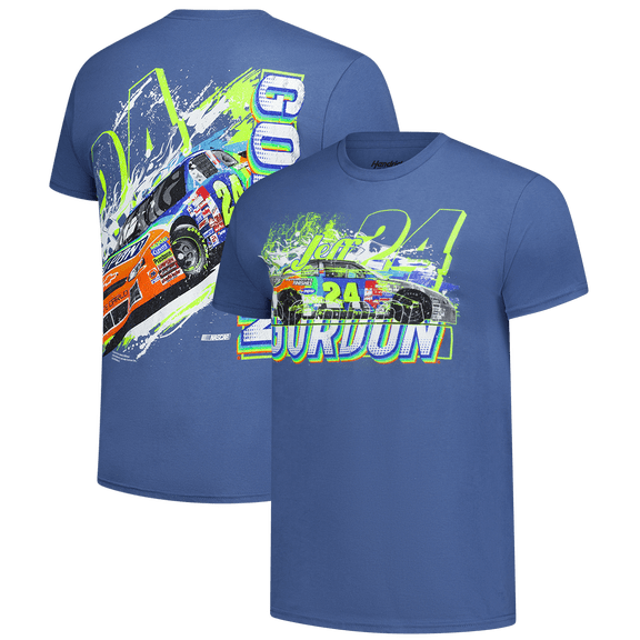 Men's Classic Ink Coastal Blue NASCAR Jeff Gordon 2-Spot T-Shirt