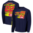 thumbnail image 1 of Men's Classic Ink Navy Joey Logano Shell-Pennzoil Long Sleeve T-Shirt, 1 of 3
