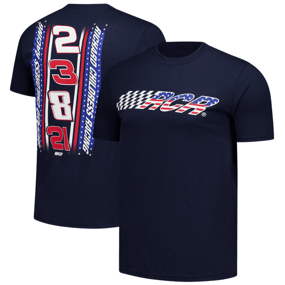 Men's Classic Ink Navy Richard Childress Racing 2-Spot Tri-Blend T-Shirt