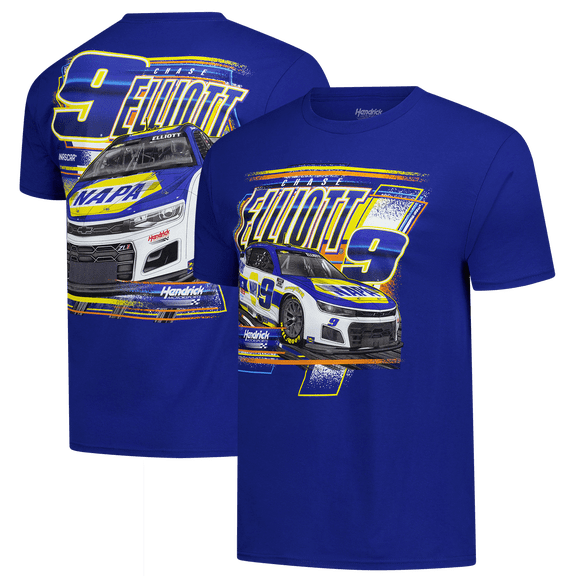 Men's Classic Ink Royal Chase Elliott Fast Royal 2-Spot T-Shirt