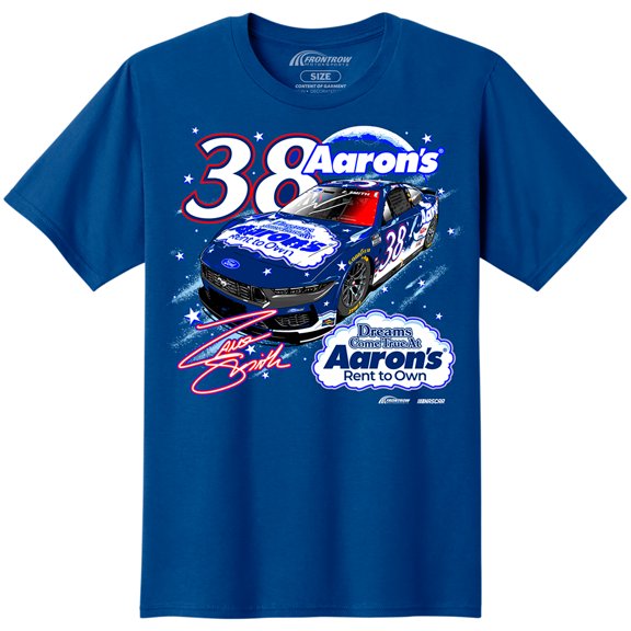 Men's Classic Ink Royal Zane Smith Aaron's Car T-Shirt