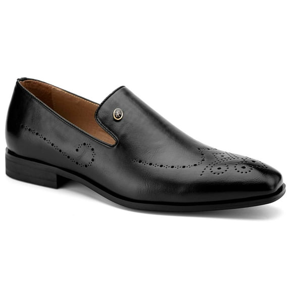 Men's Loafers Mens Classic Fashion Luxury for Men Dress Shoes, Black-02, 11 US