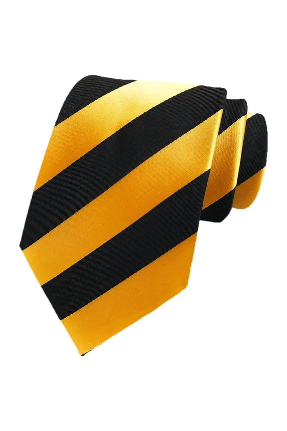 Men's Classic Necktie Jacquard Woven Ties for Men Formal Business Ties Wedding Party Groomsmen Black Tie