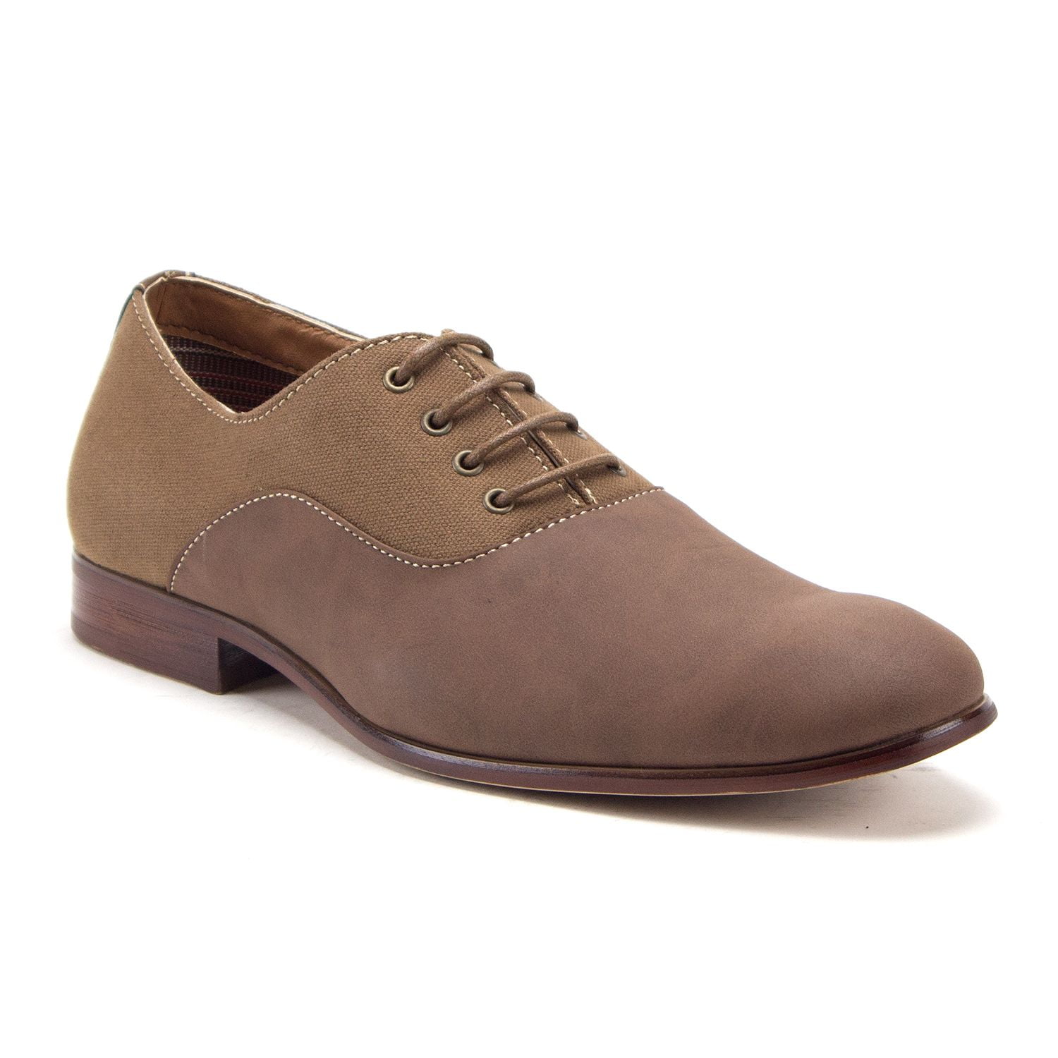 Men's Classic Nubuck Round Toe Lace Up Oxfords Dress Shoes, Brown, 10 - Walmart.com Men's Classic Nubuck Round Toe Lace Up Oxfords Dress Shoes, Brown, 10 - Walmart.com