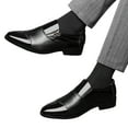 thumbnail image 1 of Men's Classic Patent Leather Business Dress Shoes Oxford Non Slip Work Shoes Comfortable Slip On Loafers, 1 of 7