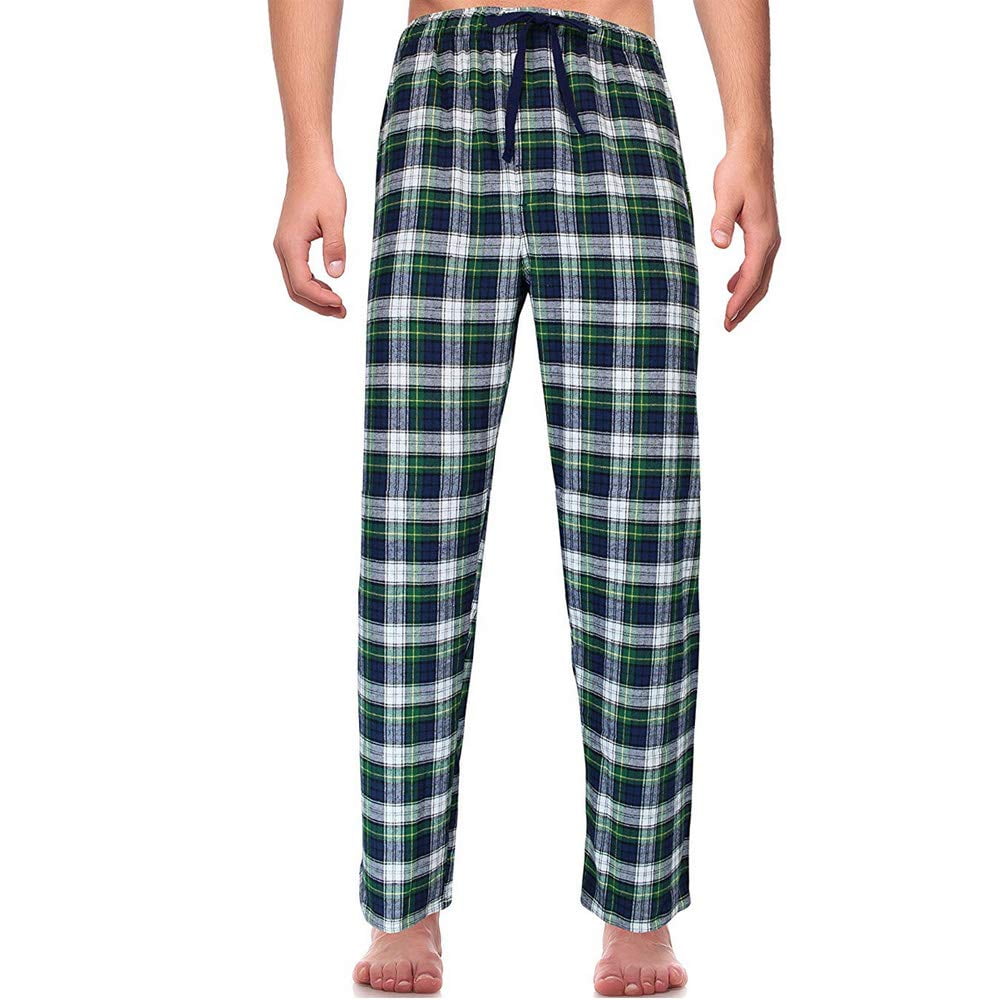 Men's Classic Plaid Pajama Pants Super Soft Big and Tall Sleepwear