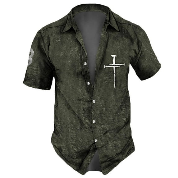 Men's Classic Retro Skull Shirt - Vintage Style with a Modern Twist