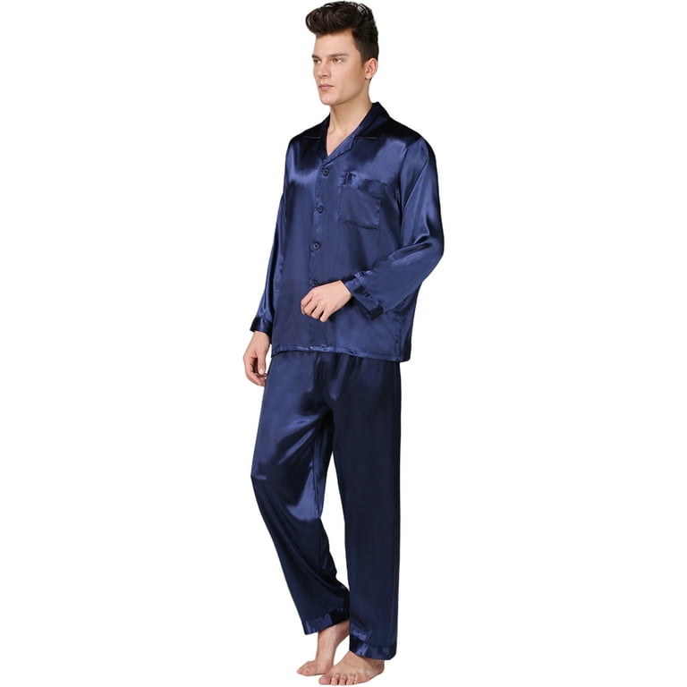 Men's pajamas with elastic ankle hot sale