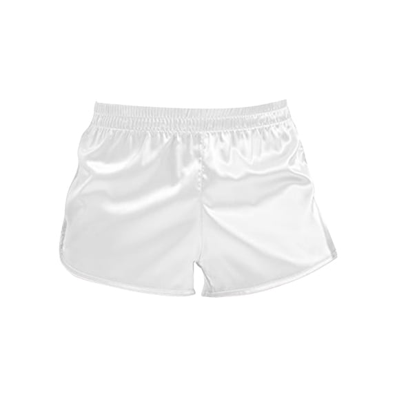 Men's Classic Satin Running Shorts with Elastic Waistband, Lightweight and Breathable, Perfect for Sports and Casual Wear