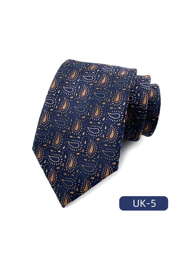 Men's Classic Silk Tie Woven Neck Ties Extra Long Big and Tall Jacquard Stripe Formal Party Business Wedding Suit Tie